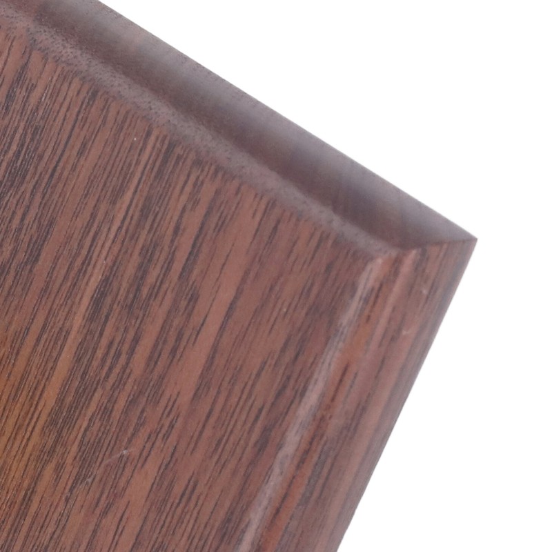 Dimmer Switch with Brass Knob Black Walnut Wood Rotary Dimming