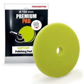 Menzerna 150 mm Polishing Sponge Red Yellow Green Blue Polishing Foam Pad Variant Selectable (150 mm Green Soft Cut Foam Pad)
