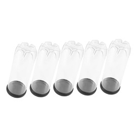 Totority 5Pcs Tennis Ball Storage Tube Transparent Organizer for Easy Access Durable Balls Holder for Sports Supplies for Tennis Enthusiasts
