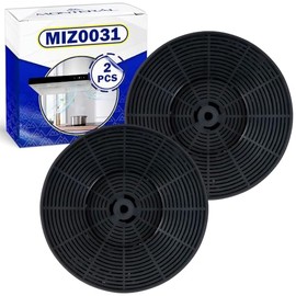 2 Pieces Charcoal Filters for Cooker Hood Ø 175 mm 23 mm with the Original Code MIZ0031 for Respekta KF568 for Bomann CF100 for Exquisit CO4 for PKM - MONTERAL