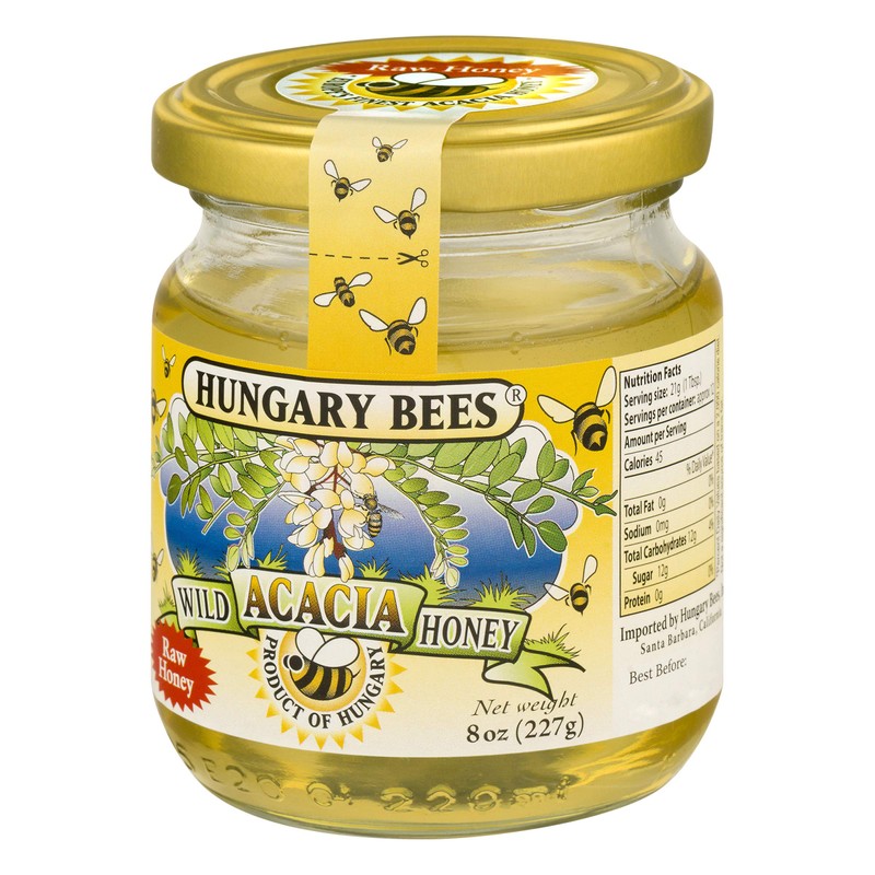 HUNGARY BEES Wild Acacia Honey, 8.8 OZ