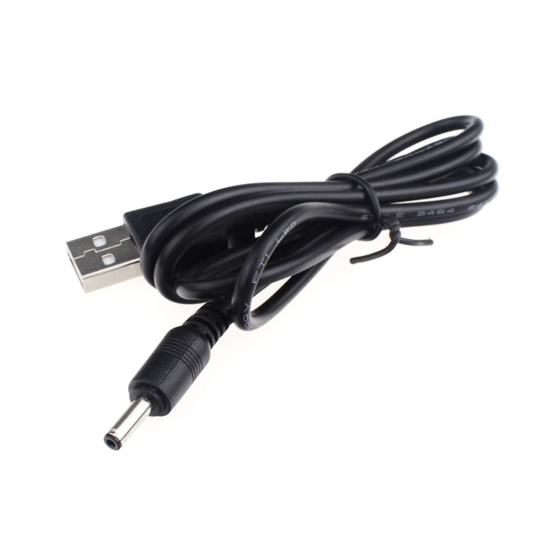 FitTurn 5V DC Power Cord USB to DC 3.5mm x