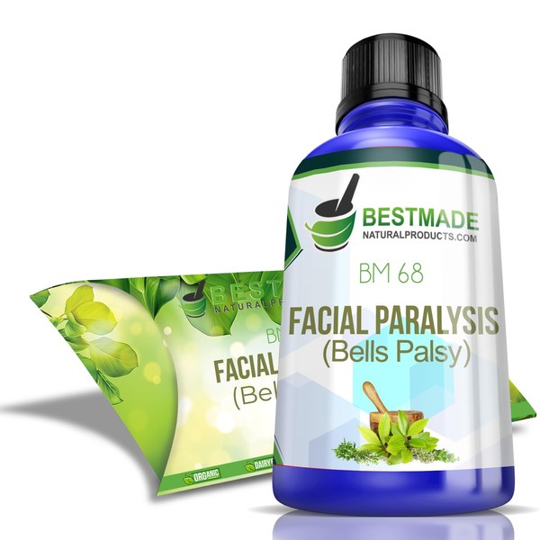 Facial Paralysis Natural Remedy, Helps with Bell's Palsy, Facial Dropping, Tearing Eyes and Loss of Taste, BM68 Pellets