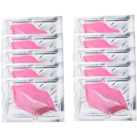 Mascarilla para Labios de Colágeno Rosa 15 Piezas, Exfoliante Delicado para Mujer Que Hidrata y Suaviza la Textura Labios para Uso Diario