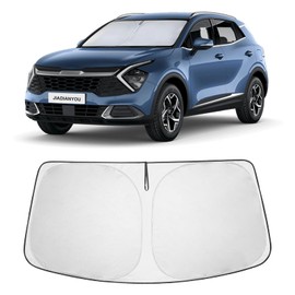 for Kia Sportage NQ5 Windshield Sun Shade - Foldable Windshield Cover Sun Shade Sportage NQ5 2023 2024 2025 Accessories Protect Car from Sun Rays Overlapping UV Reflective Window Sunshade