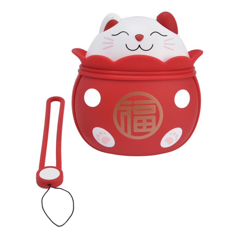 Electric Hand Warmer USB Rechargeable Double Sided Portable Lucky Cat
