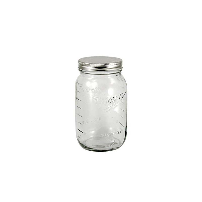 Grant Howard Glass storage jar, Clear