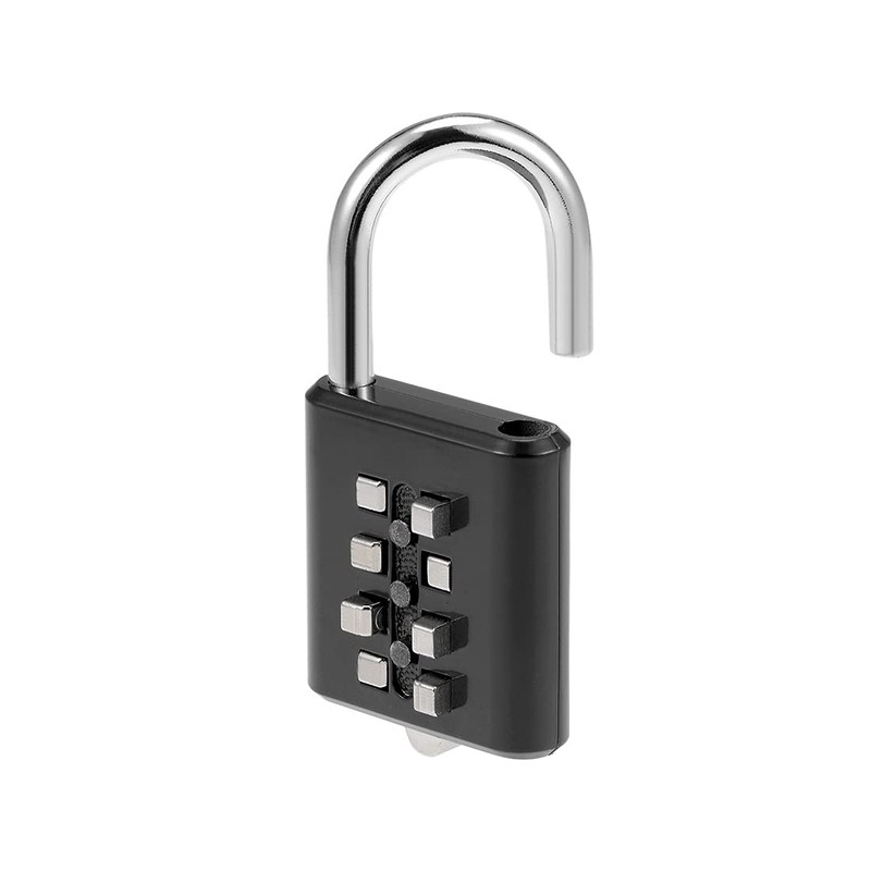 sourcing map 8-Digit Combination Padlock Push Button Lock for Locker