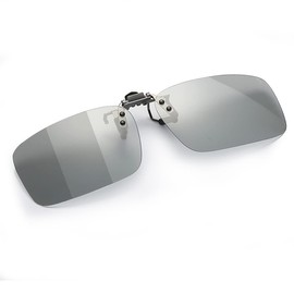 KANGYONG Dimmable Clip-On Sunglasses, Over Glasses, Color Change, Polarized Glasses, Mounting, Flip-up Type, Driving, Driving, Over Glasses, Flip-up Type Changing Dimmable Lenses