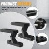 Dual A-Pillar Light Mount Off-Road Ditch Lights Mounting Brackets Compatible