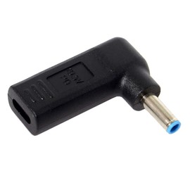 NFHK USB 3.1 Type C USB-C to DC 4.5 * 3.0mm HP Adapter PD Emulator Trigger 90 Degree Angled