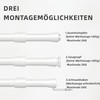 Venwemong Net Curtain Rods Extendable, No Drill, 2 Pack, 60-80