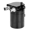 Universal Oil Catch Can Kit 300ML Reservoir Tank Engine Black