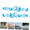 iplusmile 1set Car Side Decoration Stickers Pine Tree Decals for