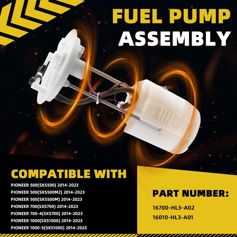 HXYBBGS 16700-HL3-A02 Fuel Pump Assembly Fuel Pump Module Assembly Fits