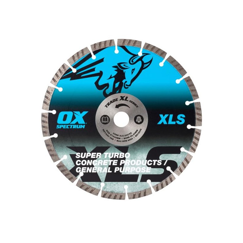 OX Tools Trade XL Super - Turbo Segmented Diamond Blade