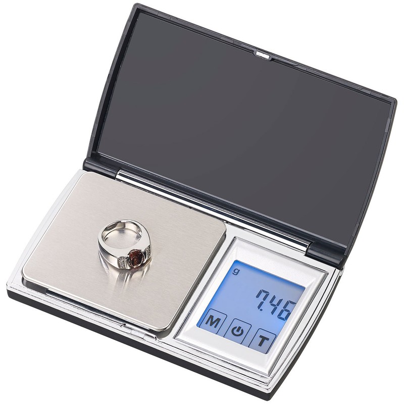 Rosenstein & Söhne Pocket Scales: Digital Pocket Scale, Touch Display,