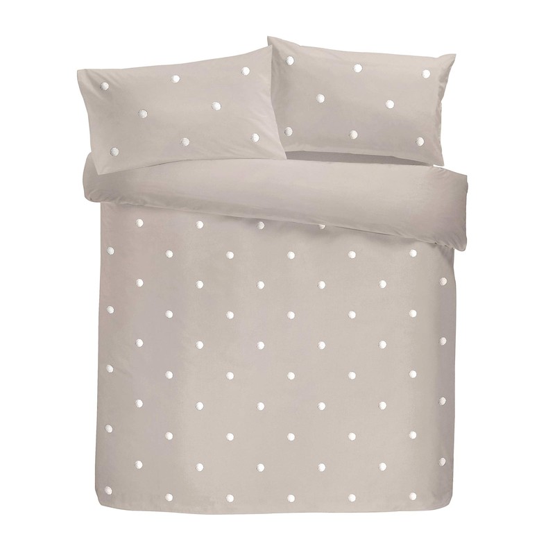 Appletree Set, Cotton, Linen/White, Single, W135cm x L200cm (Duvet Cover),
