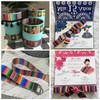 Pandahall 2 Rolls Fiesta Ribbon, Mexican Serape Ribbon, Colourful Rainbow