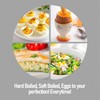 The EggDropper Silicone Egg Boiling Gadget - Cooks 6 Eggs,