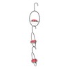 3 Pcs Hummingbird Feeder Metal Hanging Bird Feeder for Outdoor