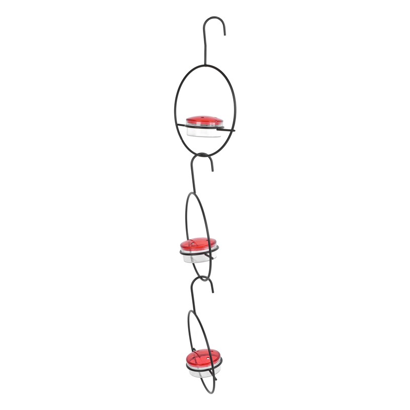 3 Pcs Hummingbird Feeder Metal Hanging Bird Feeder for Outdoor