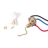 Gardner Bender GSW-39 Electrical Three-Speed Pull Chain Switch, DP3T, OFF-ON(A)-ON(B)-ON(A+B),