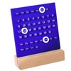 Wooden Kids Calendar DIY Hand Operated Develop Planning Skills Perpetual