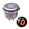 Ulincos® Momentary Push Button Switch U19D1 1NO SPST Silver Stainless
