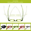 JOSCHOO 5 Pack Retro Round Reading Glasses Mini Small Comfortable