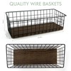 Toilet Paper Basket 1 Pack 14" Toilet Tank Tray Rustic