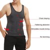 WannGe Mens Snellisce Corpo Fissante Giubbotto Camicia, Compressione Muscolare Tank
