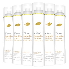 Dove Flexible Hold Hairspray 6 ct Protect Micro-Mist for Long-lasting Hold, Protection Against Humidity All-day Flexible Hold for 24H Frizz Control 5.5 oz