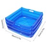 Inflatable Pool Foot Bath, 35 x 14 cm, Foldable Inflatable