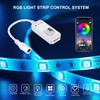 NIZEAMI RGB Led Light Strip Voice Control Work with &