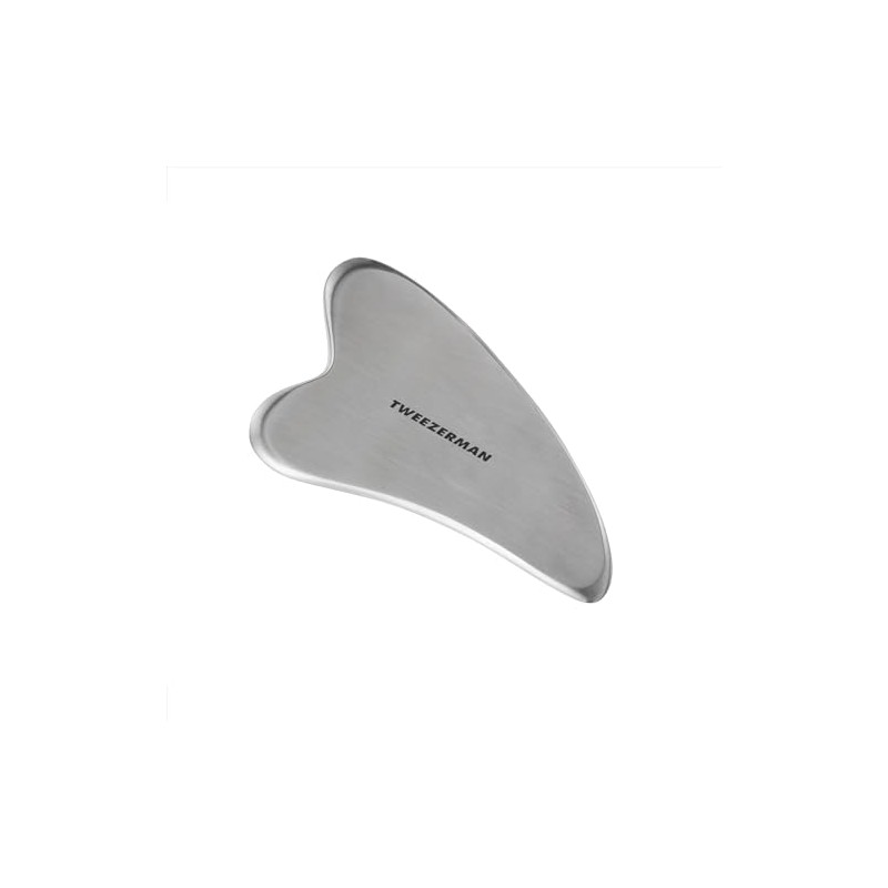 Tweezerman Gua Sha - Acero inoxidable