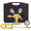 Drkerr 53010 Automotive HVAC Pressure Tester Kit, Nitrogen Pressure Regulator,