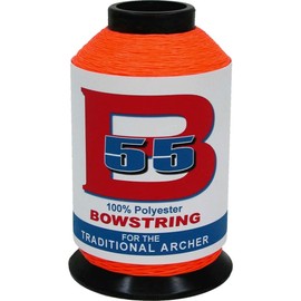 BCY B55 Bowstring Material Fluorescent Orange 1/4 lb.