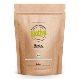 Baobab Organic Powder, 500 g, Biobaobab in Premium Organic Quality, Apothecary Tree, Baobab, Baobab, Baobab, Baobab, Adansonia, Controlled and Bottled in Germany (DE-ÖKO-005)
