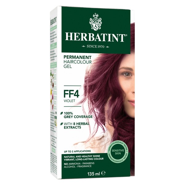 Herbatint Permanent Hair Colour Gel Violet FF4 135mL