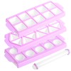 Abizarch 3 Pcs Ravioli Maker Press with 1 Rolling Pin