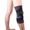 AA-02 Belt Knee Brace 1pc for Hiking, Gym, Tennis 00XL-Black XL 2ea