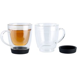 Cucina di Modena Double-Walled Cup for Coffee, Tea etc, Set of 2