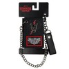 Stranger Things Hellfire Club Demogorgon Hunter Tri-Fold Snap Chain Wallet