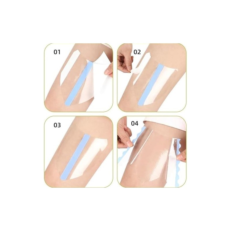 Cinta Anti Rozaduras Para Muslos Transparente Impermeable 5 Unidades Cinta