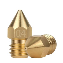20PCS 3D Printer Brass Nozzles MK8 0.4MM, High Temperature Resistant, Compatible for Creality Ender/CR Series, Anycubic Kobra Series,