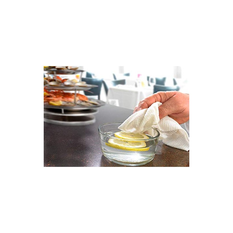 Mercer Culinary M36008 Compressed Towels, Cotton, White