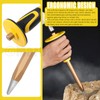 Mardatt 5Pcs Heavy Duty Masonry Chisel Set with Hand Guard