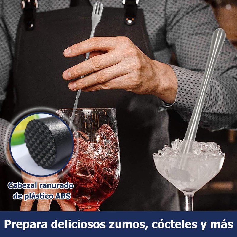 Muddler De Cóctel De Acero Inoxidable, Muddler Para Cócteles, Cocktail
