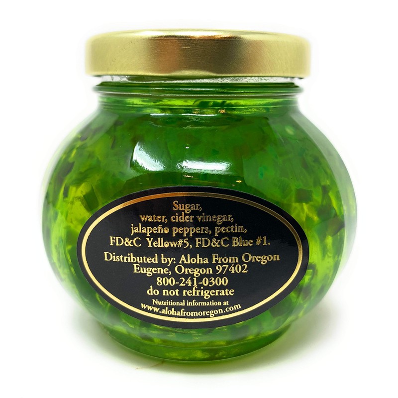 Aloha From Oregon Jalapeno Pepper Jelly in a 10 Ounce